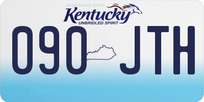 KY license plate 090JTH