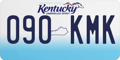 KY license plate 090KMK