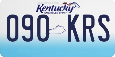 KY license plate 090KRS