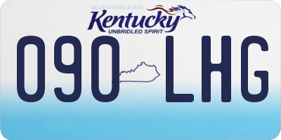 KY license plate 090LHG