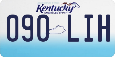 KY license plate 090LIH