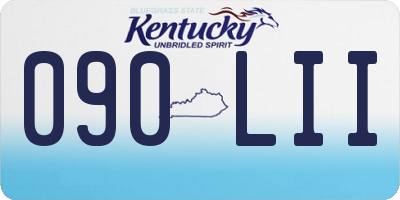 KY license plate 090LII