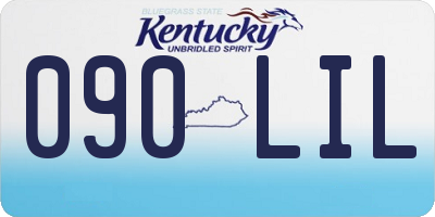KY license plate 090LIL