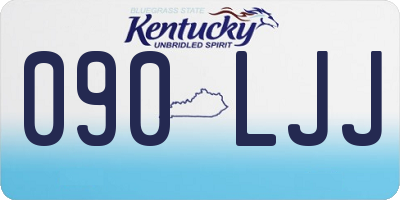 KY license plate 090LJJ