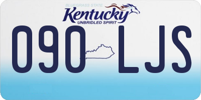 KY license plate 090LJS