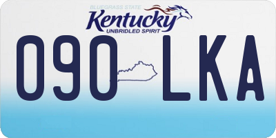 KY license plate 090LKA