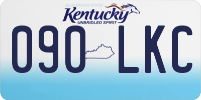 KY license plate 090LKC