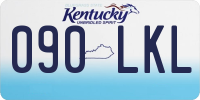 KY license plate 090LKL