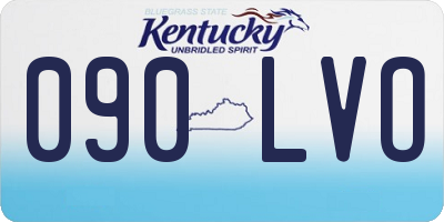 KY license plate 090LVO