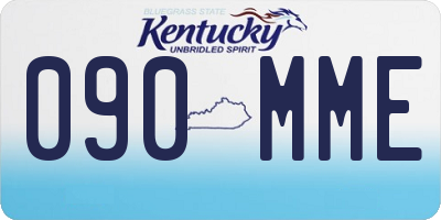 KY license plate 090MME