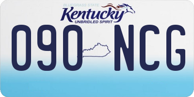 KY license plate 090NCG