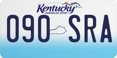 KY license plate 090SRA