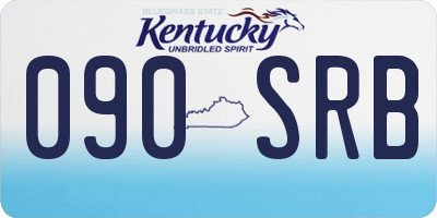 KY license plate 090SRB