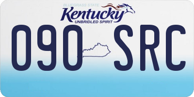 KY license plate 090SRC
