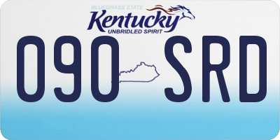 KY license plate 090SRD
