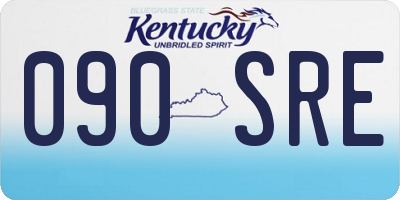 KY license plate 090SRE