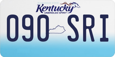 KY license plate 090SRI