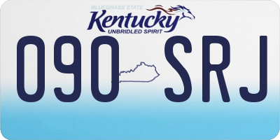 KY license plate 090SRJ