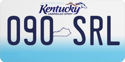 KY license plate 090SRL