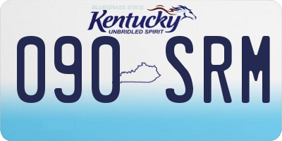 KY license plate 090SRM
