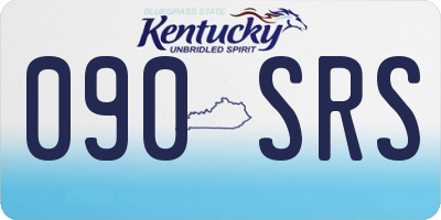 KY license plate 090SRS