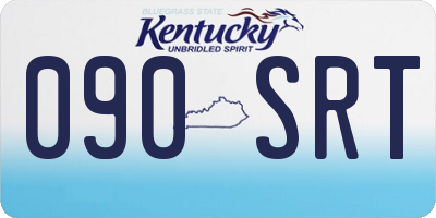KY license plate 090SRT