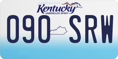 KY license plate 090SRW