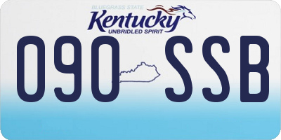 KY license plate 090SSB