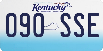 KY license plate 090SSE