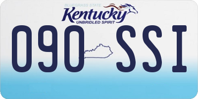 KY license plate 090SSI