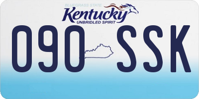 KY license plate 090SSK