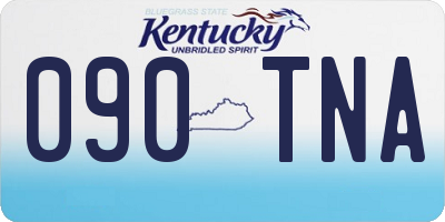 KY license plate 090TNA