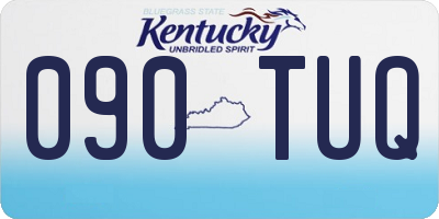 KY license plate 090TUQ