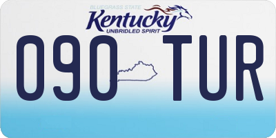 KY license plate 090TUR
