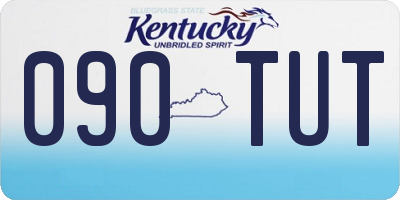 KY license plate 090TUT