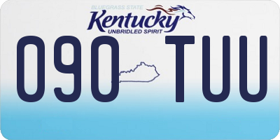KY license plate 090TUU