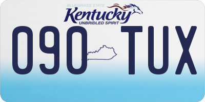 KY license plate 090TUX