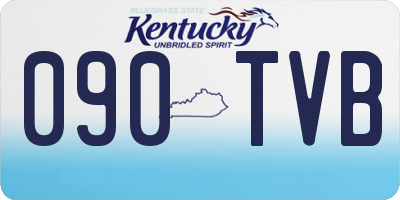 KY license plate 090TVB
