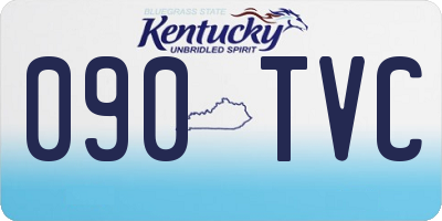 KY license plate 090TVC