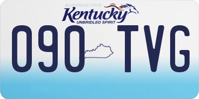 KY license plate 090TVG