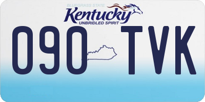 KY license plate 090TVK