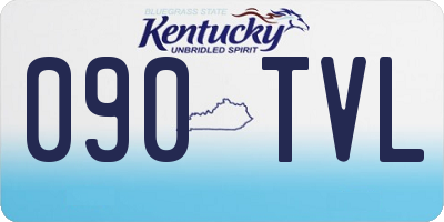 KY license plate 090TVL