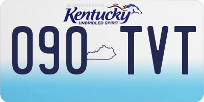 KY license plate 090TVT