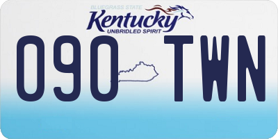 KY license plate 090TWN