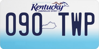 KY license plate 090TWP