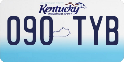 KY license plate 090TYB