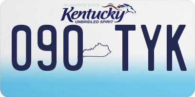 KY license plate 090TYK