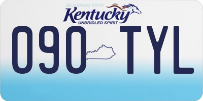 KY license plate 090TYL