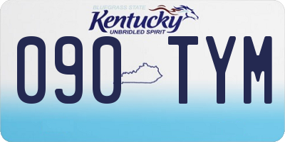 KY license plate 090TYM