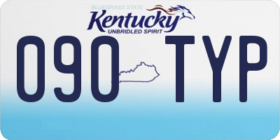 KY license plate 090TYP